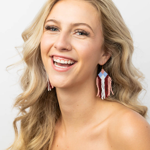 Maria Seed Bead Earrings – Mango & Main