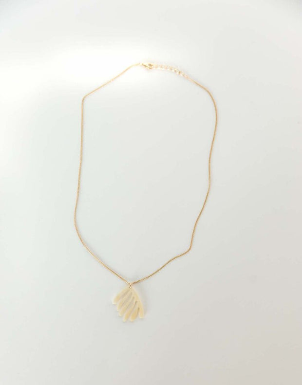 Coral Necklace - Bone
