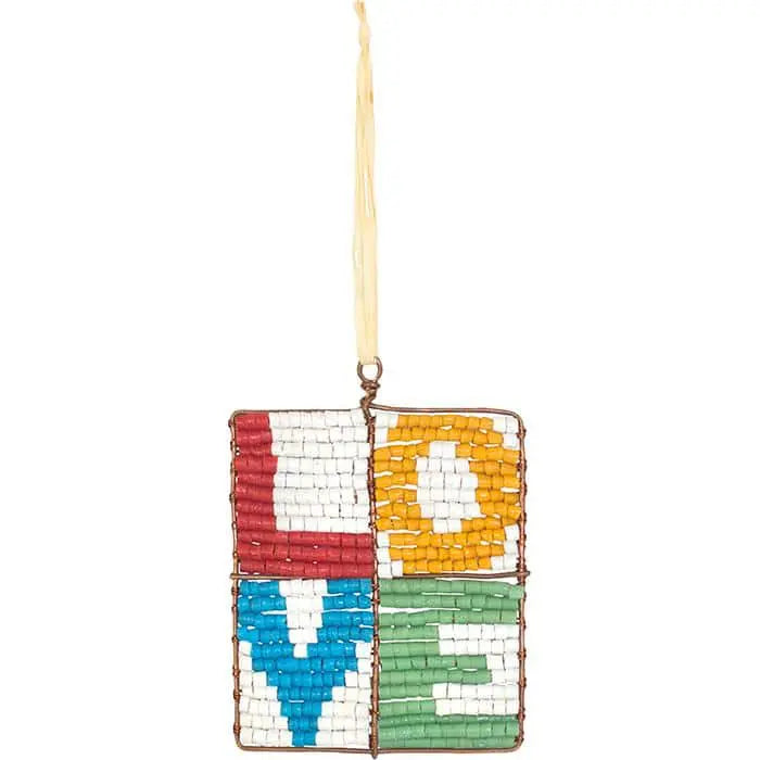 Mosaic Love Ornament - Mango + Main