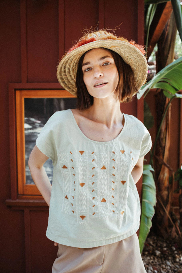The Alba Crop Shirt