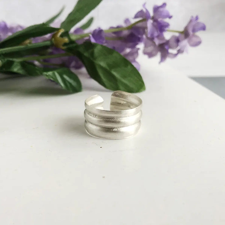 Triple Stack Ring - Silver