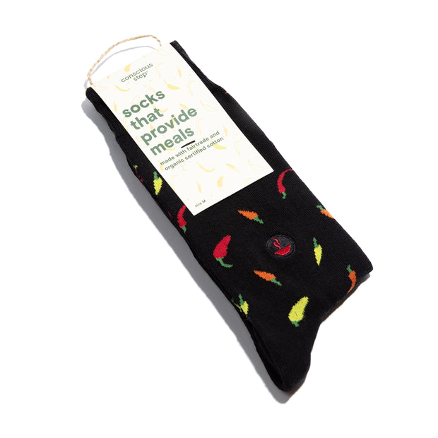 Socks that Provide Meals - Black Peppers