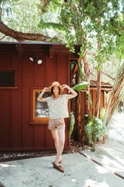 The Alba Crop Shirt
