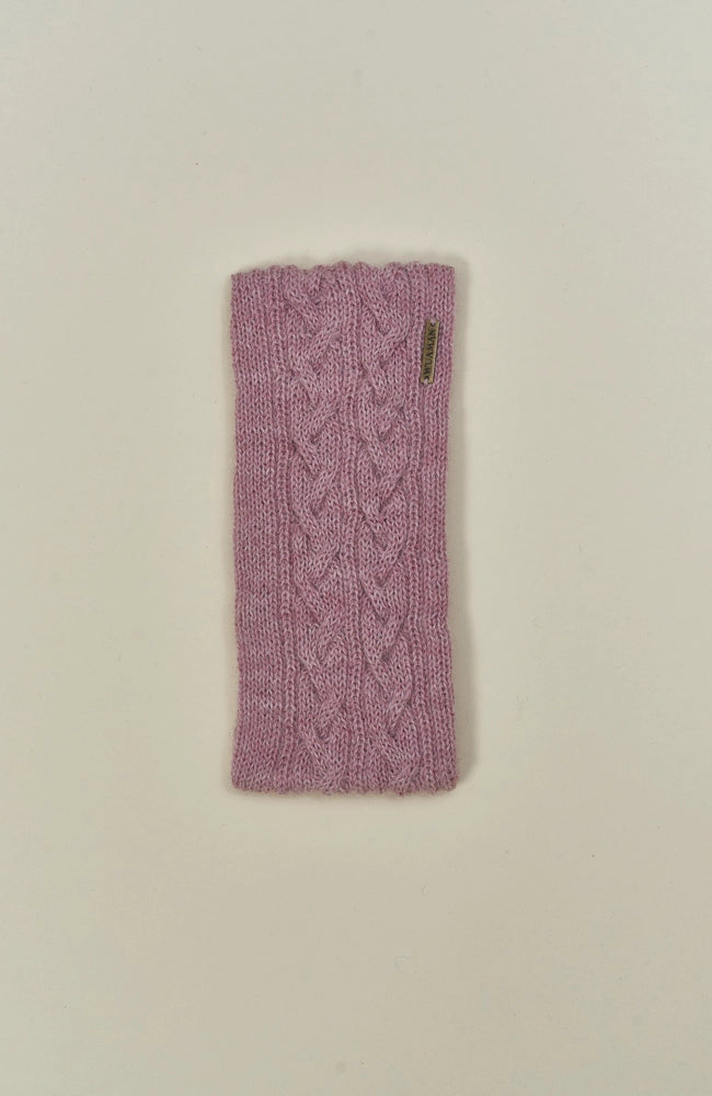 Alpaca Headband Ear Warmer - Blush