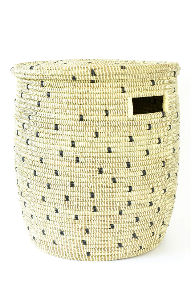 Cookies and Cream Flat Lid Storage Basket - Mango + Main