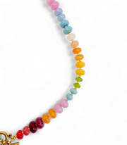 Bold Stone Necklace - Confetti Party