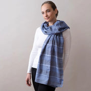 Shades of Blue Handwoven Scarf - Mango & Main