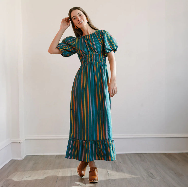 Puerto Stripe Jardin Dress