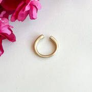 Sculpted Metal Ring - Gold - Mango + Main