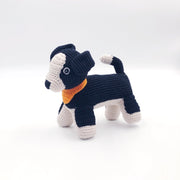 Hand Knitted Sheep Dog Rattle - Mango + Main