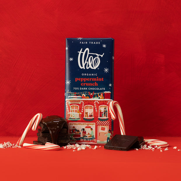 Peppermint Crunch Dark Chocolate Bar