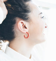 Stella Earrings - Tawny Orange