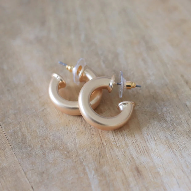 Everyday Mini Gold Hoop