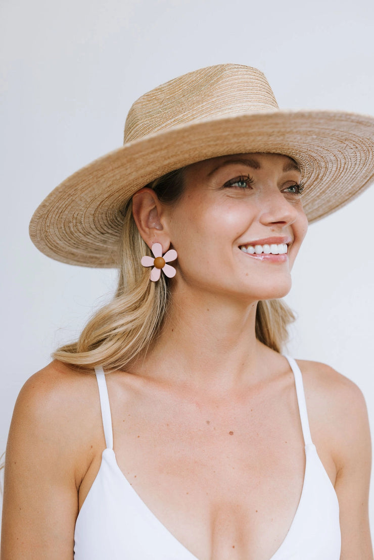 Blush Flower Earrings - Mango + Main