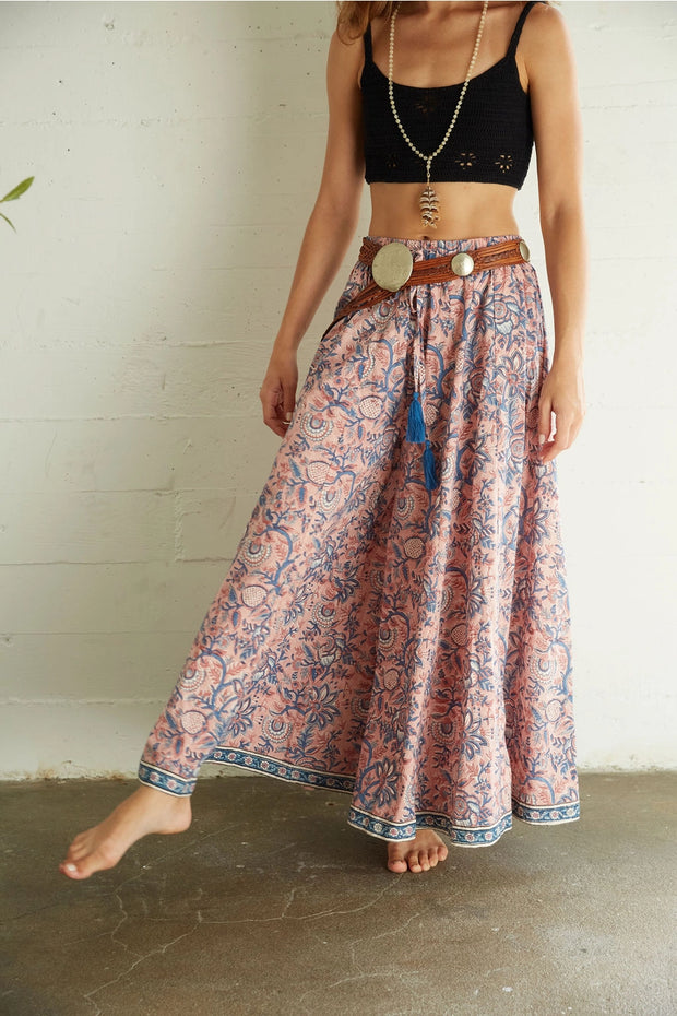 Althea Palazzo Pants - Pink Lily - Mango & Main