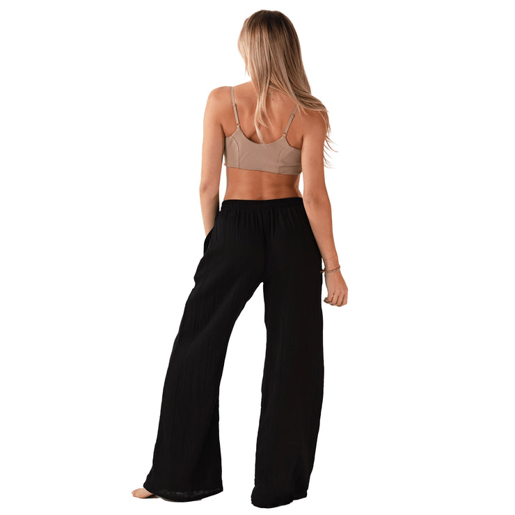 Black Cabana Pants