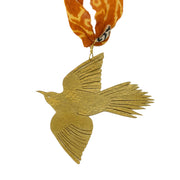 Brass Brown Creeper Ornament