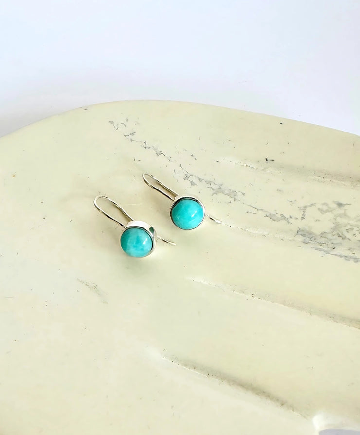 Sky Earrings - Amazonite