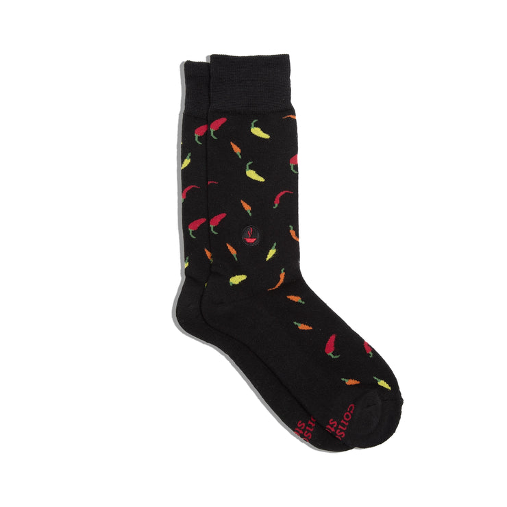 Socks that Provide Meals - Black Peppers
