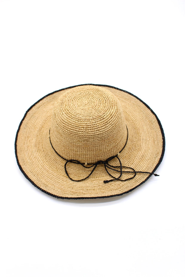 Rachel Sun Hat - Black Rim