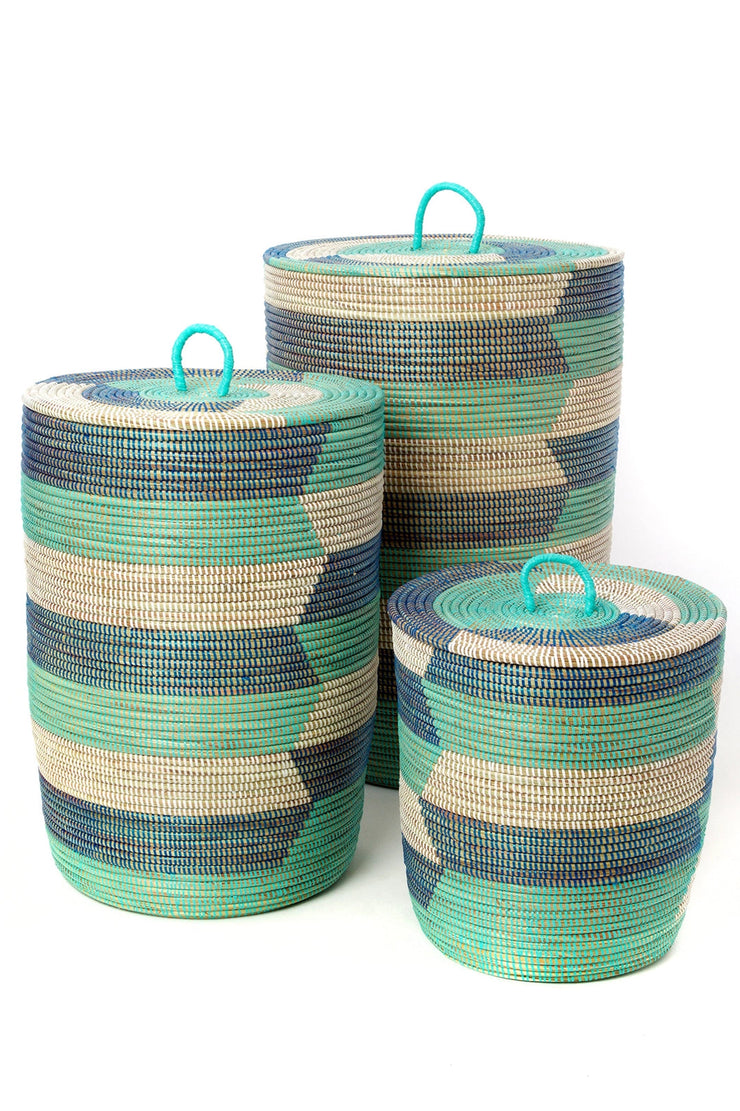 Blue Sahara Hamper Baskets