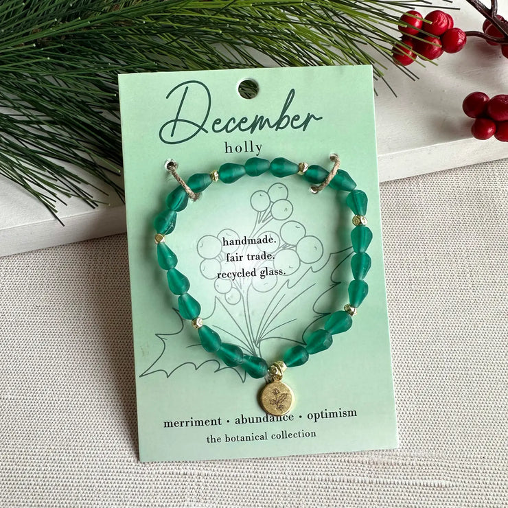 Botanical Birth Month Bracelet
