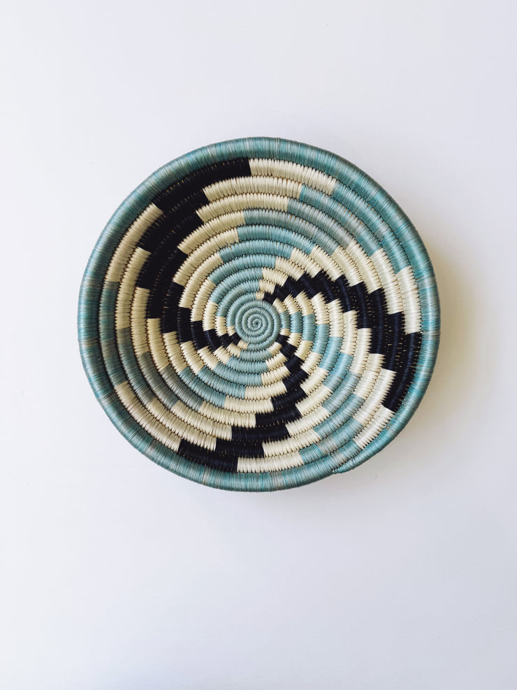 Small Basket -Navy Swirl - Mango & Main