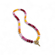 Bold Stone Necklace - Sunset