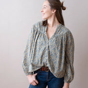 Isobel Top - Floret Sage - Mango & Main