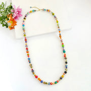 Kantha Sonnet Necklace - Mango + Main