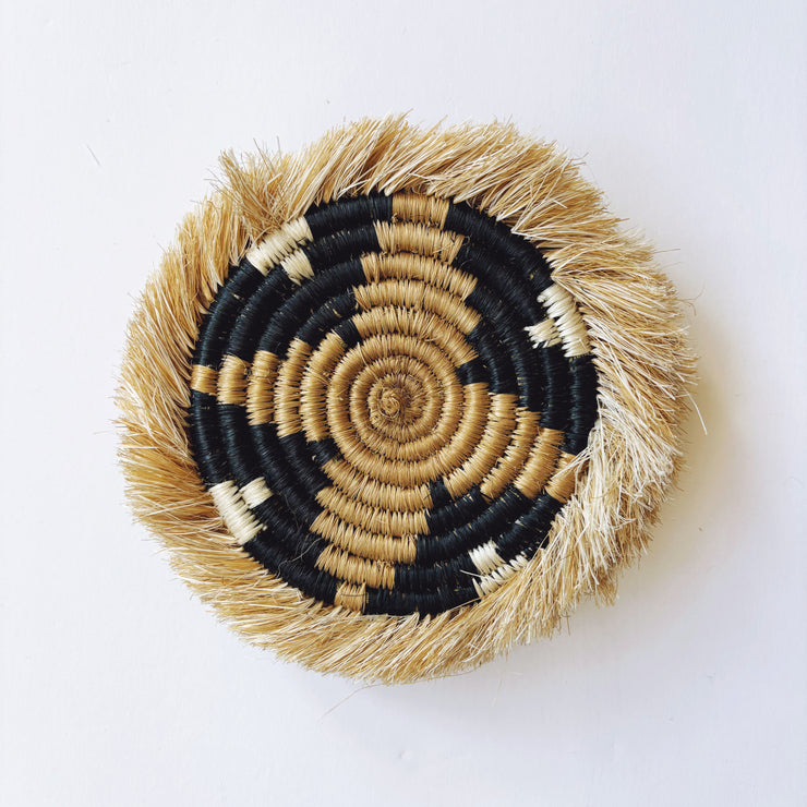 Woven Fringe Coasters - Mango & Main