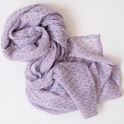 Sunburst Lilac Block Printed Scarf - Mango & Main