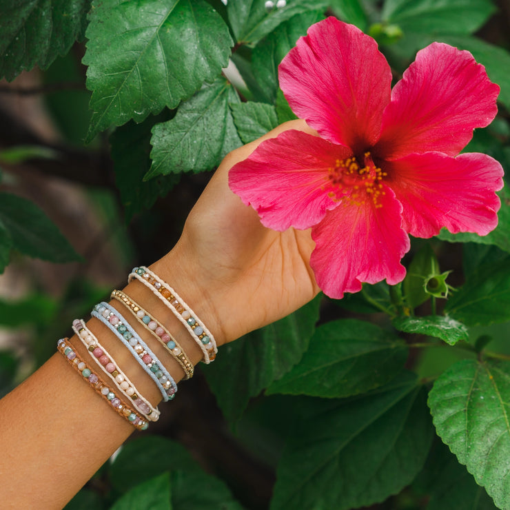 Healing Crystal Island Bracelet - Mango + Main