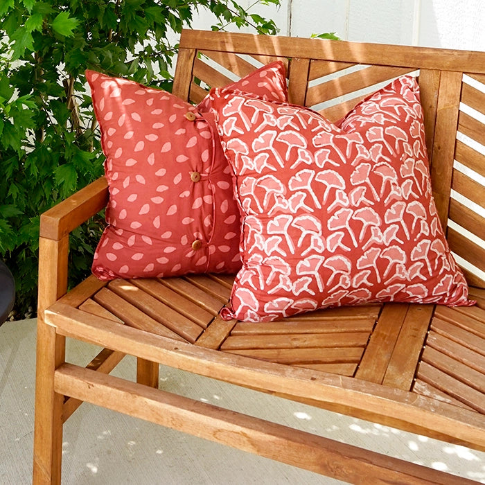 Pillow Cover - Rust Ginkgo - Mango + Main