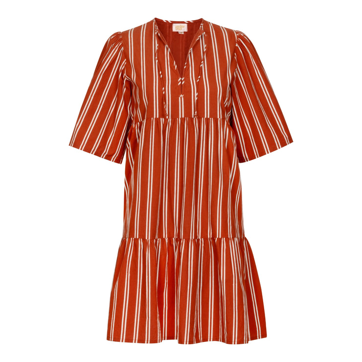 Hemingway Stripe Bondi Dress - Mango + Main