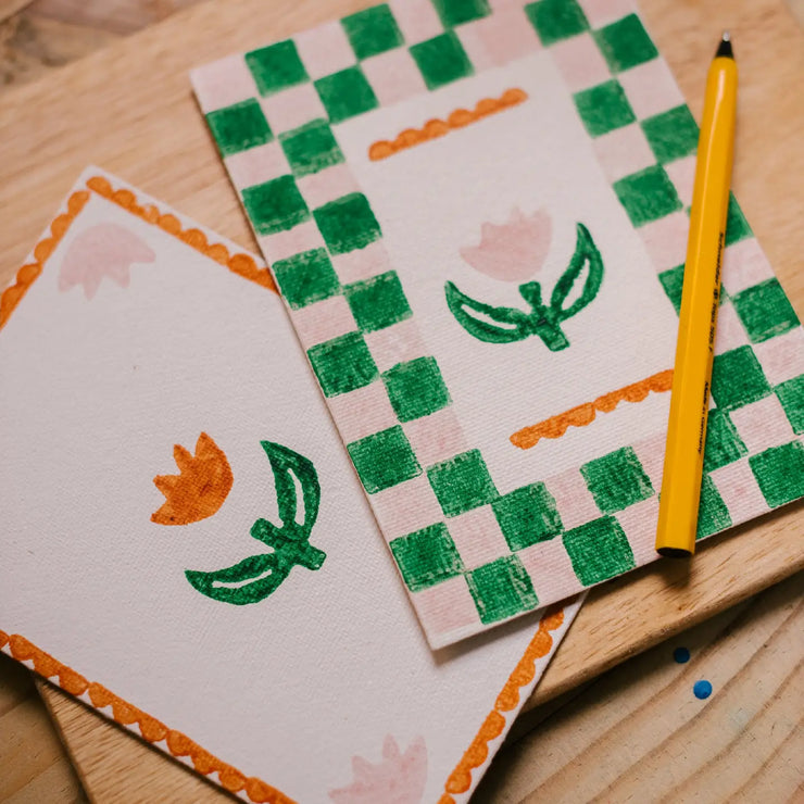 Blok Parti Stationery Kit - Tulip Print