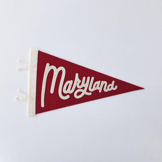 Maryland Pennant - Red
