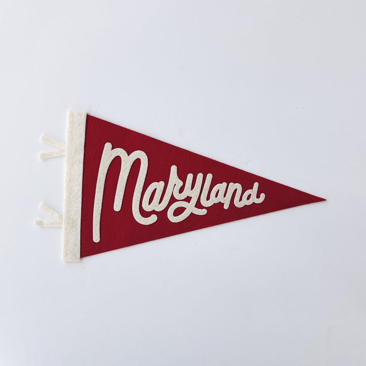 Maryland Pennant - Red