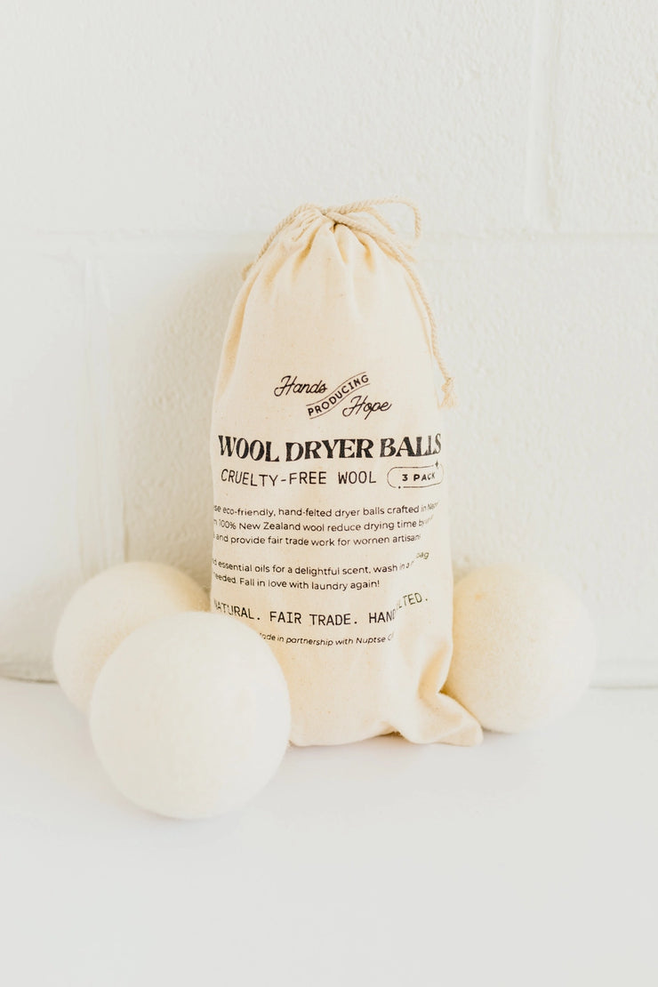 Wool Dryer Balls - Set of 3