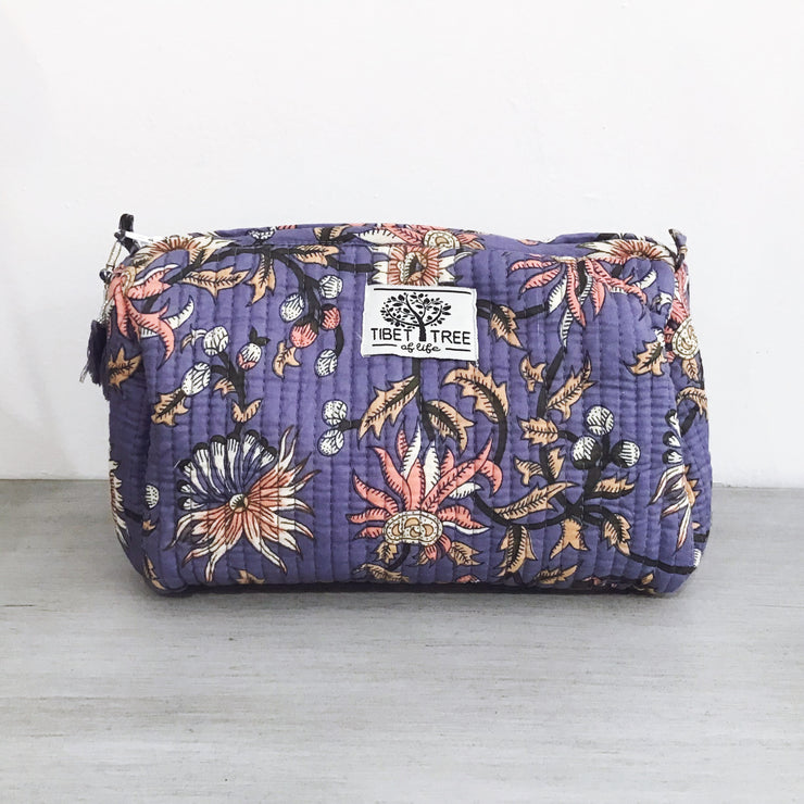 Quilted Toiletry Bag - Mother Earth