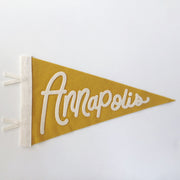 Annapolis Pennant - Mustard Yellow