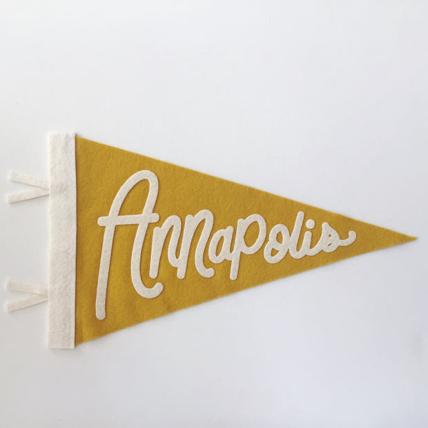 Annapolis Pennant - Mustard Yellow