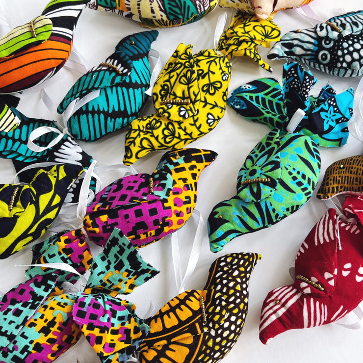 Bird Market Fabric Ornament