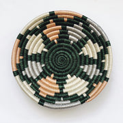 Small Basket - Silver Peach Green