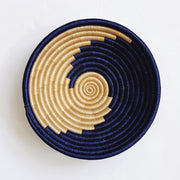 Medium Basket - Navy Blue Swirl