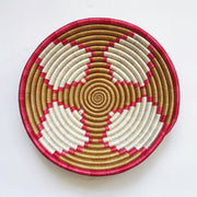 Medium Basket - Pink Quadrants