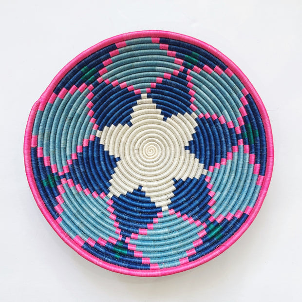 Large Basket - Pink Blue