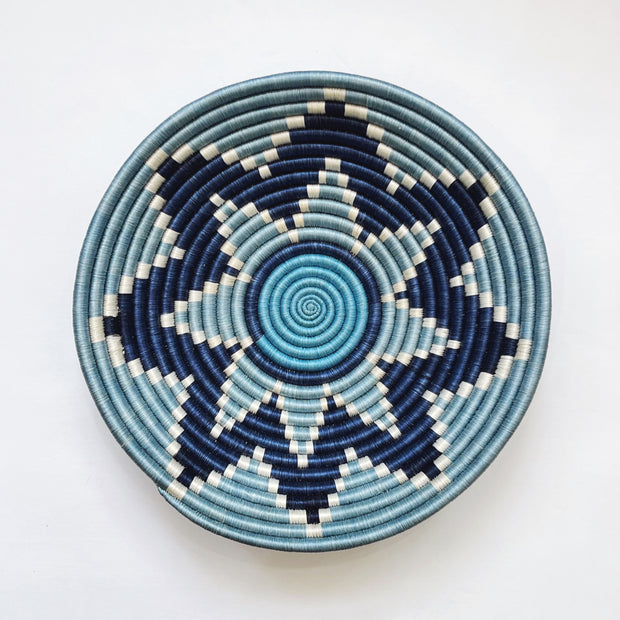 Large Basket - Double Blue Star