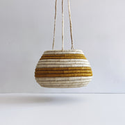 Hanging Plant Basket - Mustard