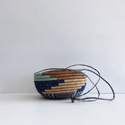 Hanging Plant Basket - Blue Steps
